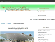 Tablet Screenshot of karyamurantik.com